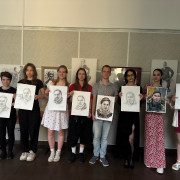 Участие в патриотической акции «Портрет героя»